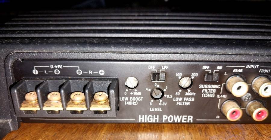 !! SONY XPLOD 1200W, 4 CHANNEL AMPLIFIER !!