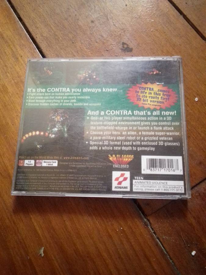 Rare 1996 CONTRA - Legacy of War PC