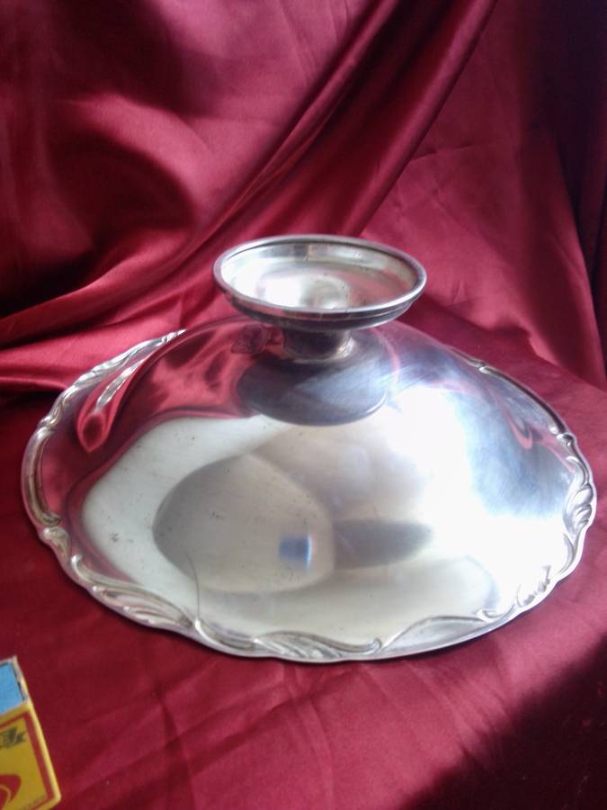 Large Ikora Germany Silverplate Fruit Dish