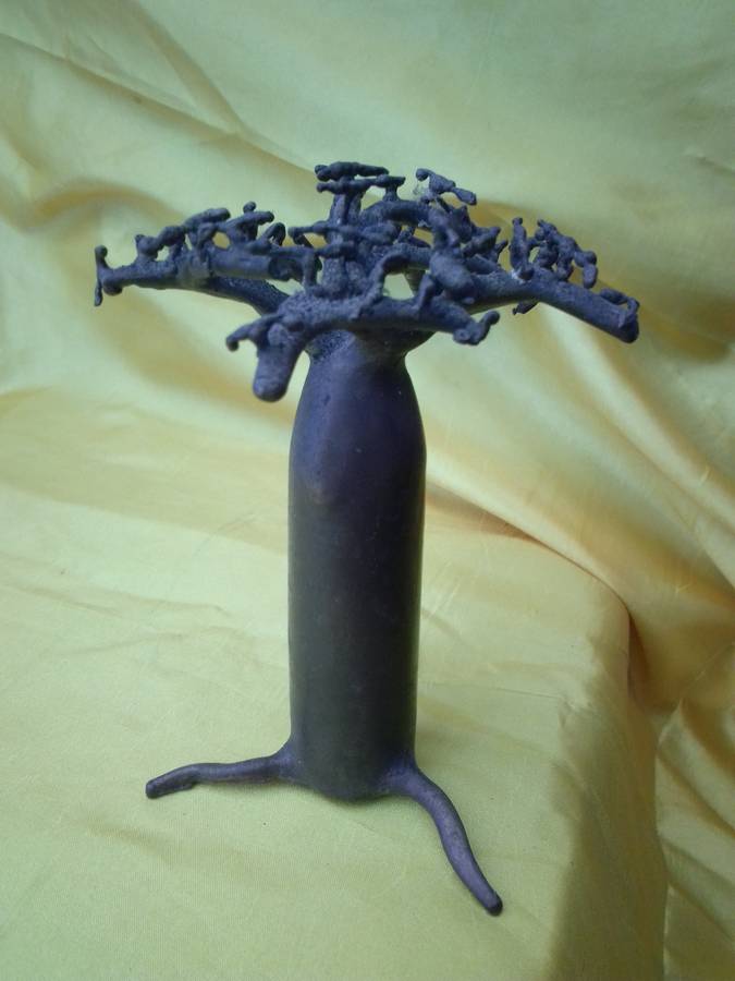 WWII Brass Shell Casing 'Tree' Trench Art