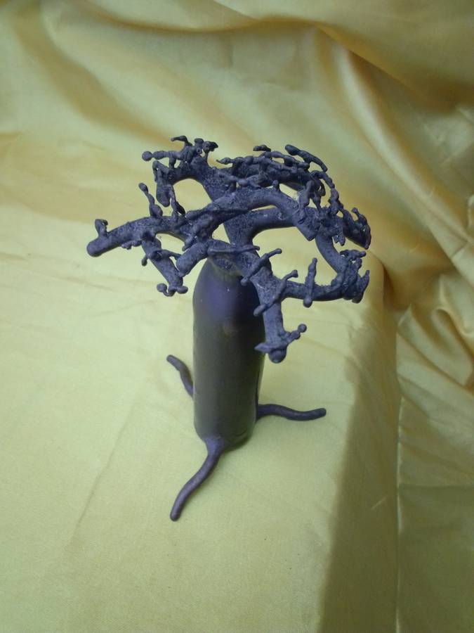 WWII Brass Shell Casing 'Tree' Trench Art