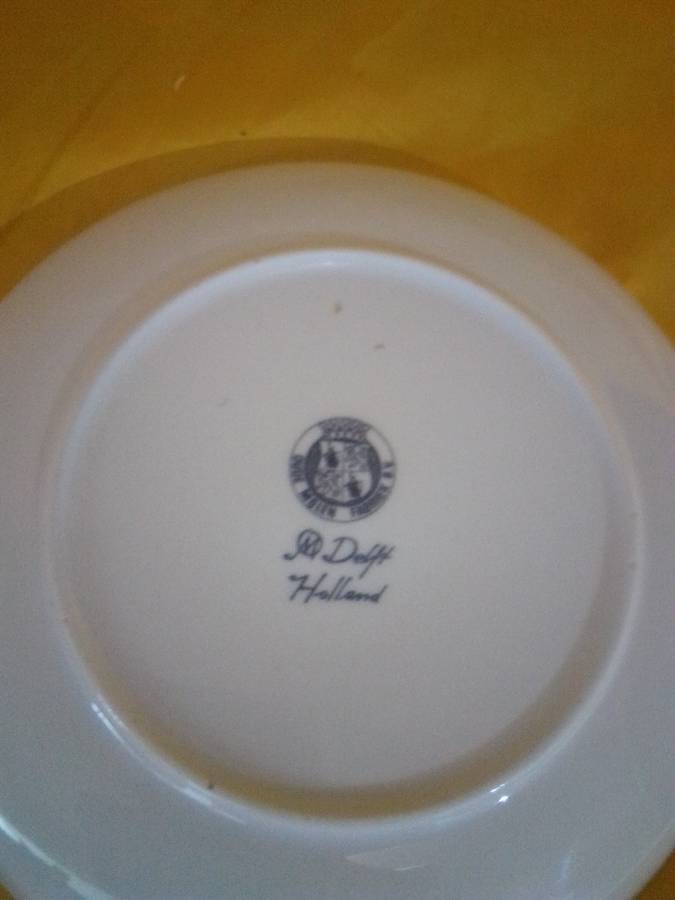 Vintage Delft Blue & White Plate