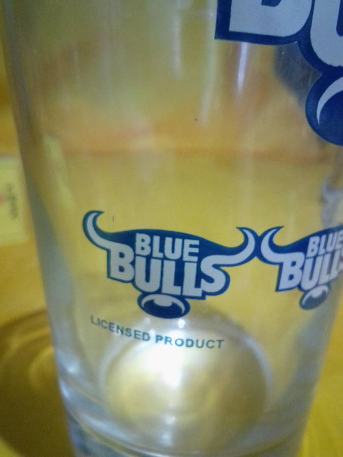Blue Bulls Licenced Glass