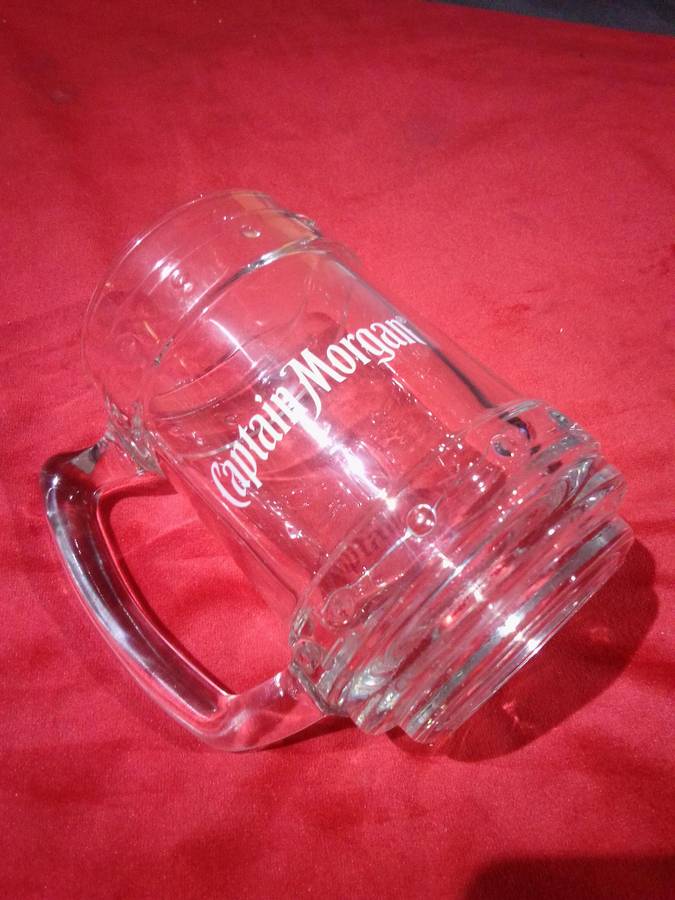 Captain Morgan Barrel Shaped Glass Mug