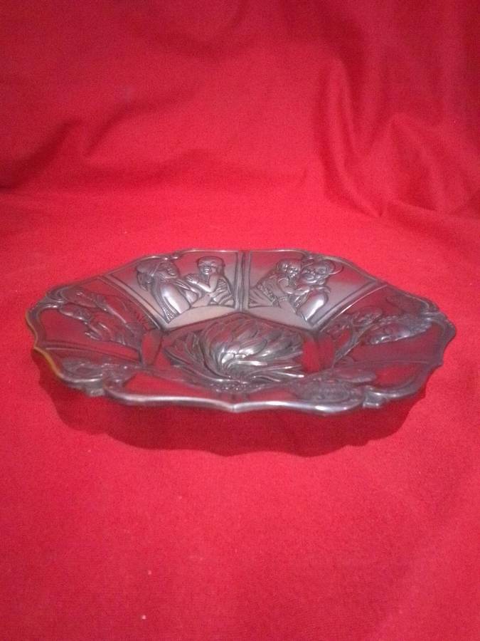Retro South African Ethnic Themed Souvenir Sweet / Fruit Bowl