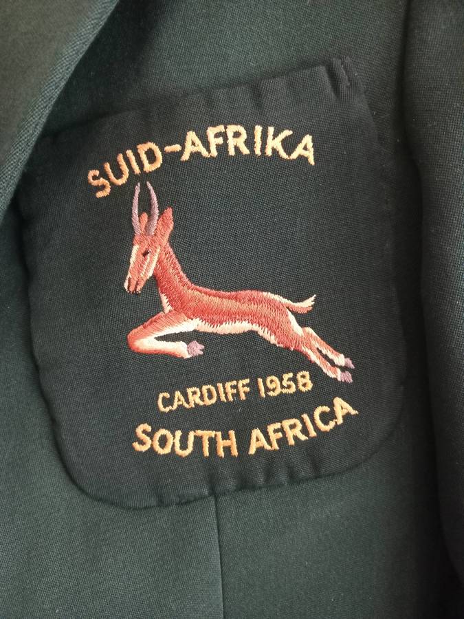 Rare 1958 Cardiff (British Empire & Commonwealth Games) Springbok Blazer