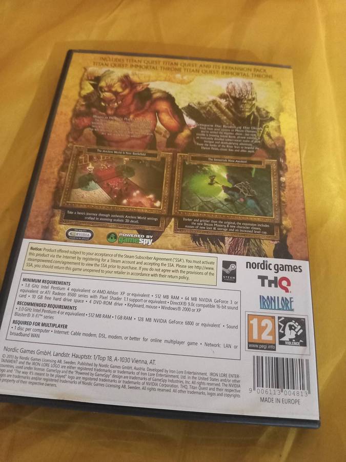 TITAN QUEST GOLD EDITION PC