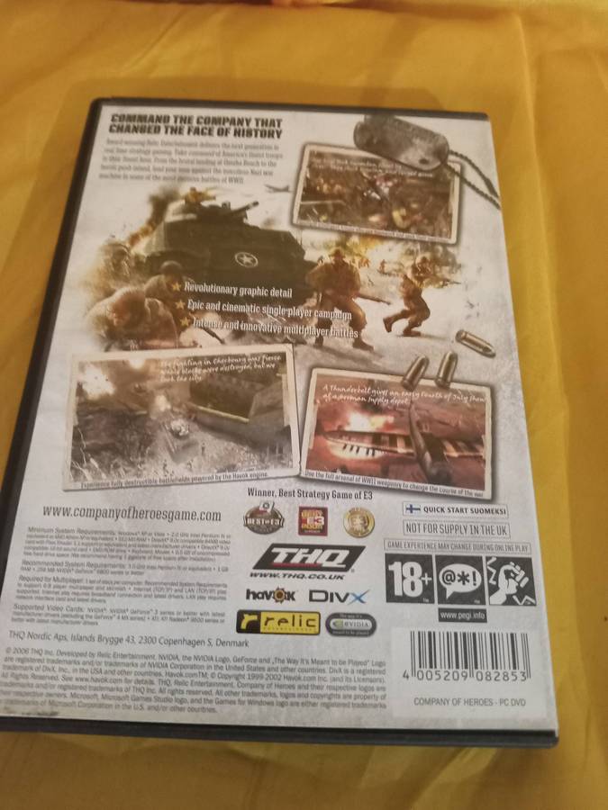 COMPANY OF HEROES PC