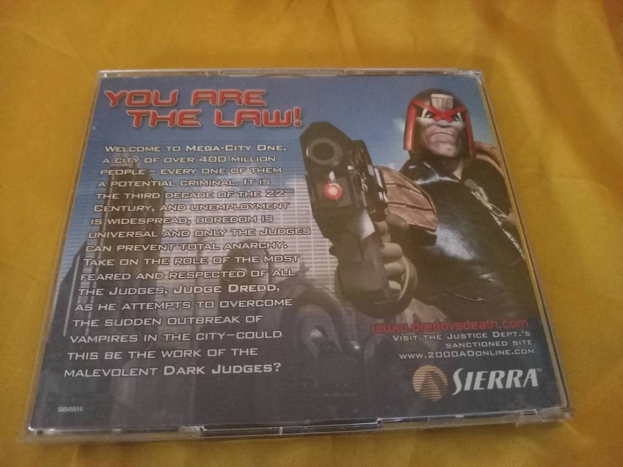 Rare 2003 JUDGE DREDD - DREDD VS DEATH PC