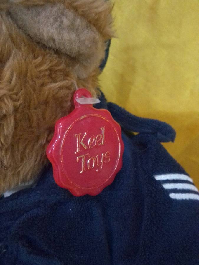 Original Collectable Keel Toys 'policeman' Soft Toy