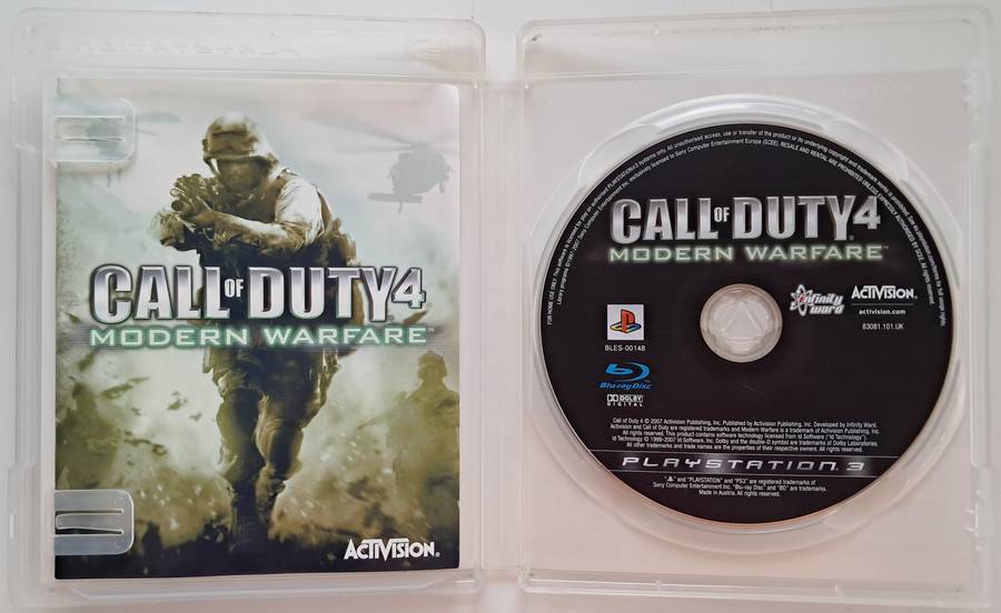 Call of Duty 4 Modern Warfare for PS3 Complete Game + Manual - Good Condition (Tested!)