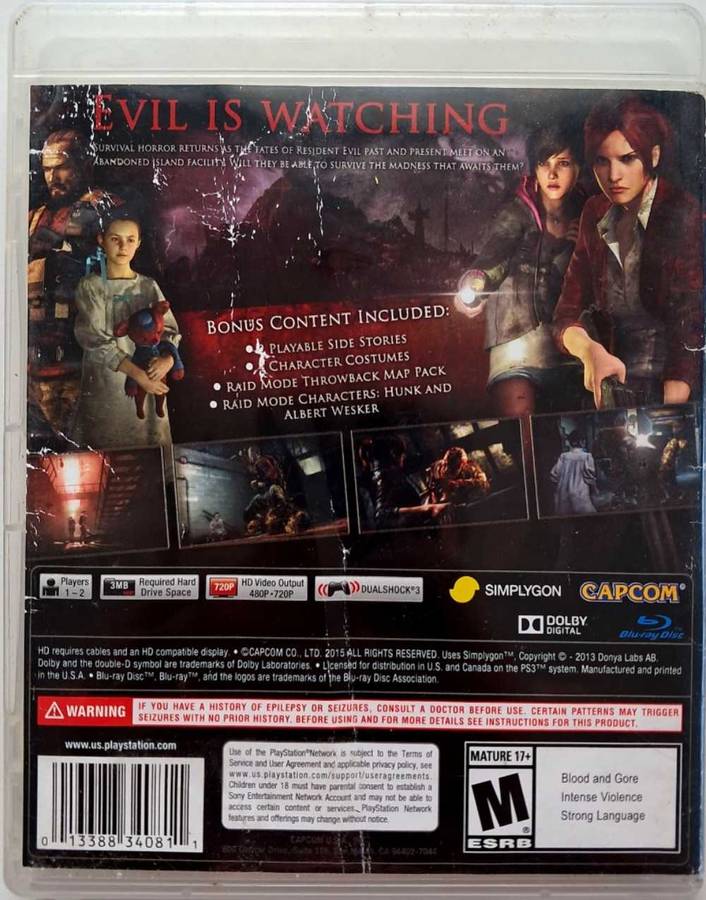 Resident Evil Revelations 2 for PS3 (Tested!)