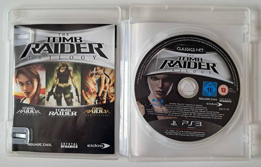 Tomb Raider Trilogy for PS3 Complete Game + Manual - Good Condition!