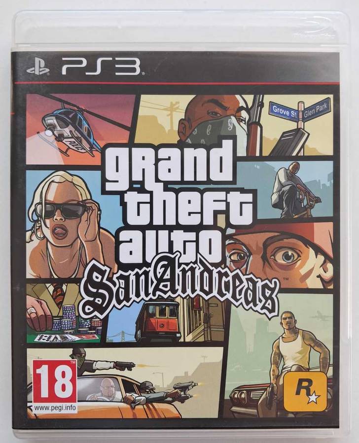 Grand Theft Auto: San Andreas for PS3 Complete Game + Map and Manual- Great Condition!