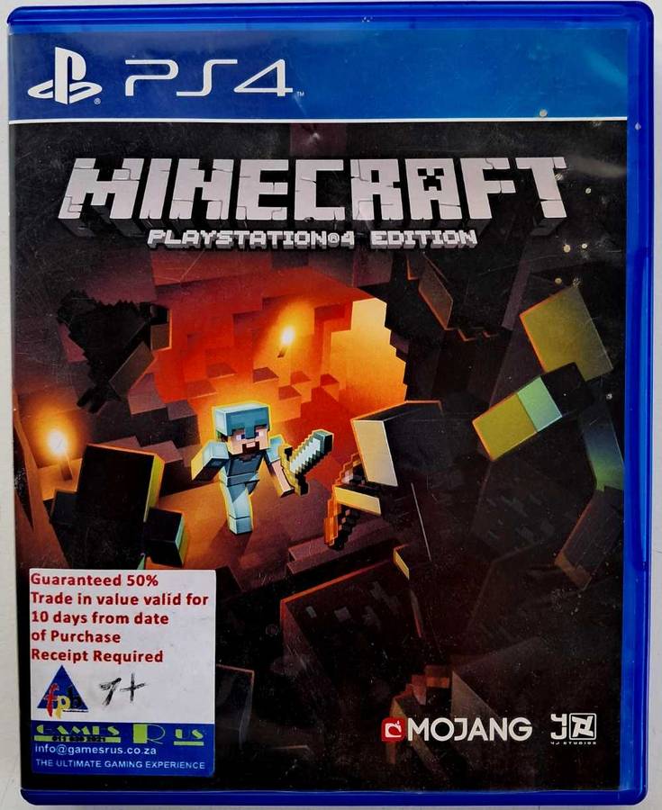 Minecraft for PS4 in Good Condition!