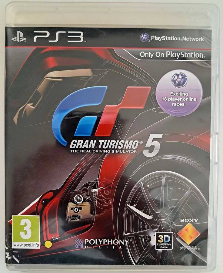 Gran Turismo 5 for PS3 Complete Game + Manual  - Good Condition!