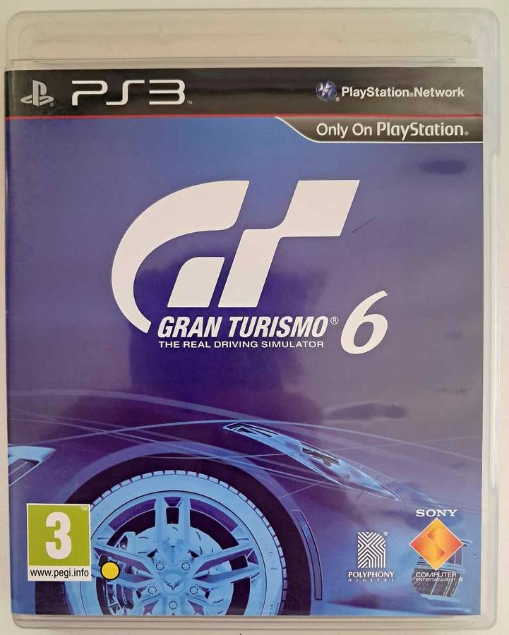Gran Turismo 6 for PS3 Complete Game + Manual  - Good Condition!