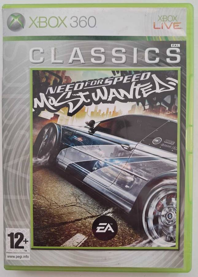 Need For Speed: Most Wanted [Classics]  for Xbox360 Complete Game + Manual - Good Condition!