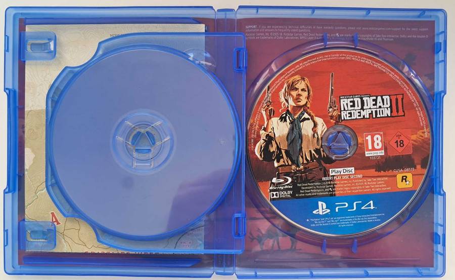 Red Dead Redemption 2 for PS4 Complete Game + Map Great Condition!