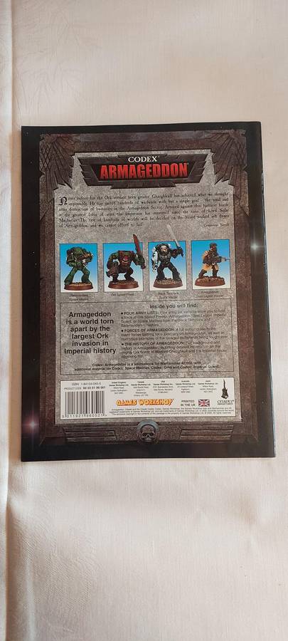 Warhammer 40k Codex Armageddon 3rd Edition Paperback