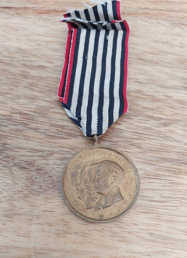 - Rare German Medal 1895 On the storming of the Spicherer Berg -