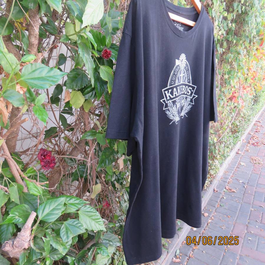 KAKIEBOS men's T shirt 100% cotton. Size 5XL.