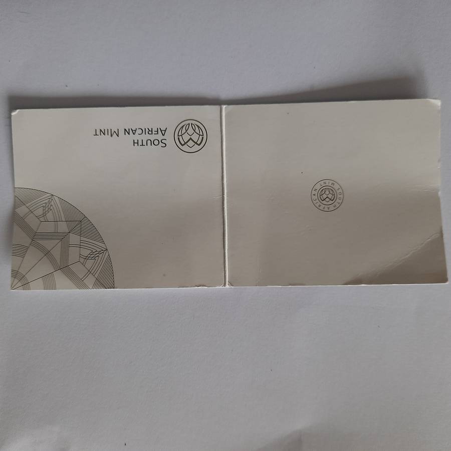 The 2018 South African 1 Rand 1/50oz Solid Gold Krugerrand coin in a capsule