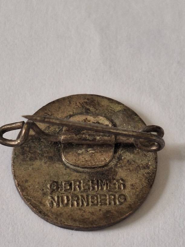 Vintage 1950s Victoria Motorcycle pin badge