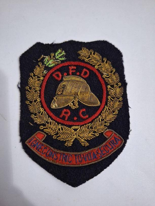 SA Fire department cloth badge