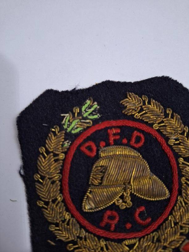 SA Fire department cloth badge
