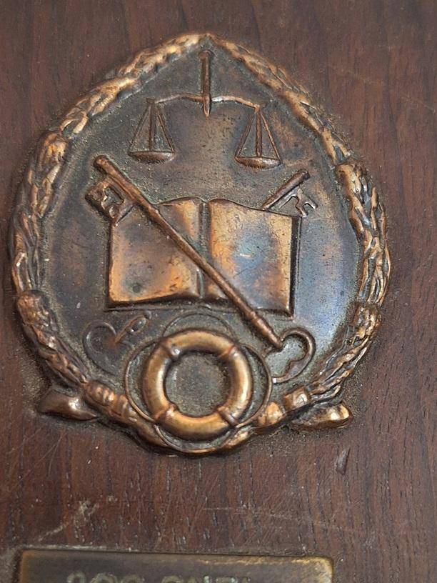 Vintage Prison service plaque for grobbies9