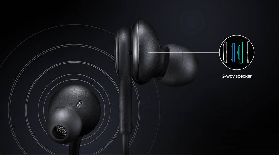 Samsung 3.5mm Earphones|Black (EO-IA500)