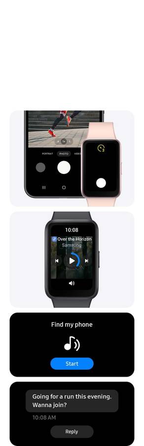 Samsung Galaxy Fit 3 smart watch fitness tracker
