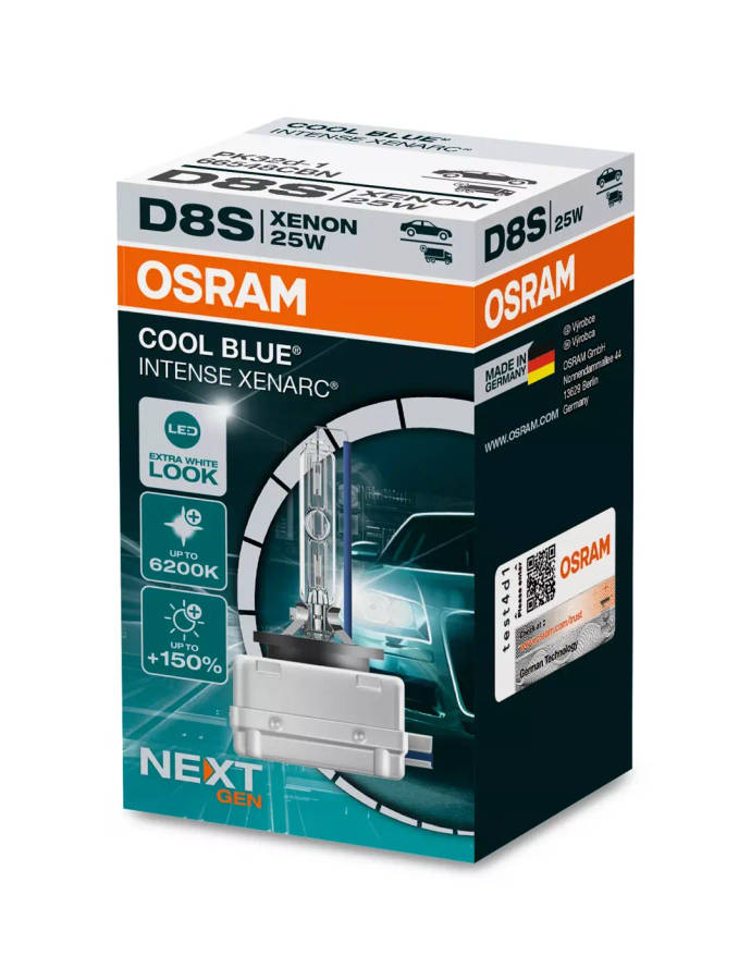 D8S Xenarc Cool Blue Intense 25W