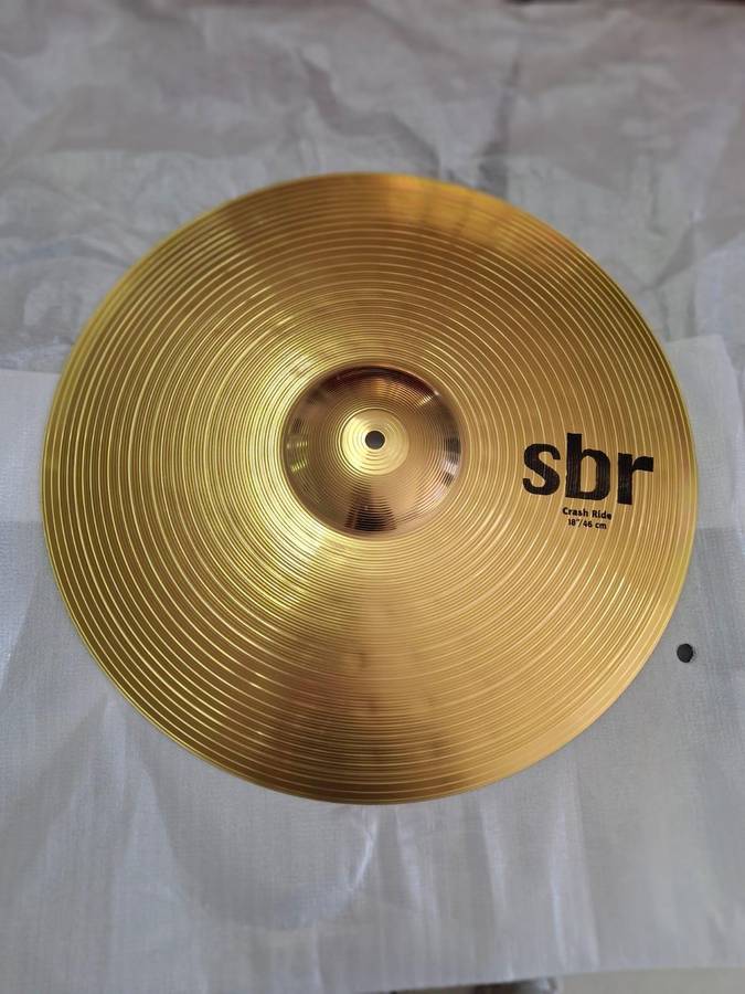 SABIAN SBR 5002 CYMBAL SET 14" HI-HAT & 18" CRASH