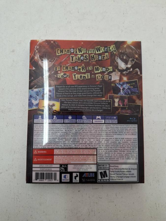 Persona 5 Royal (Steelbook Edition) PS4 Game