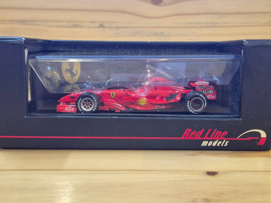 F1 MINICHAMPS + RED LINE - WILLIAMS FW07B + FERRARI F2007
