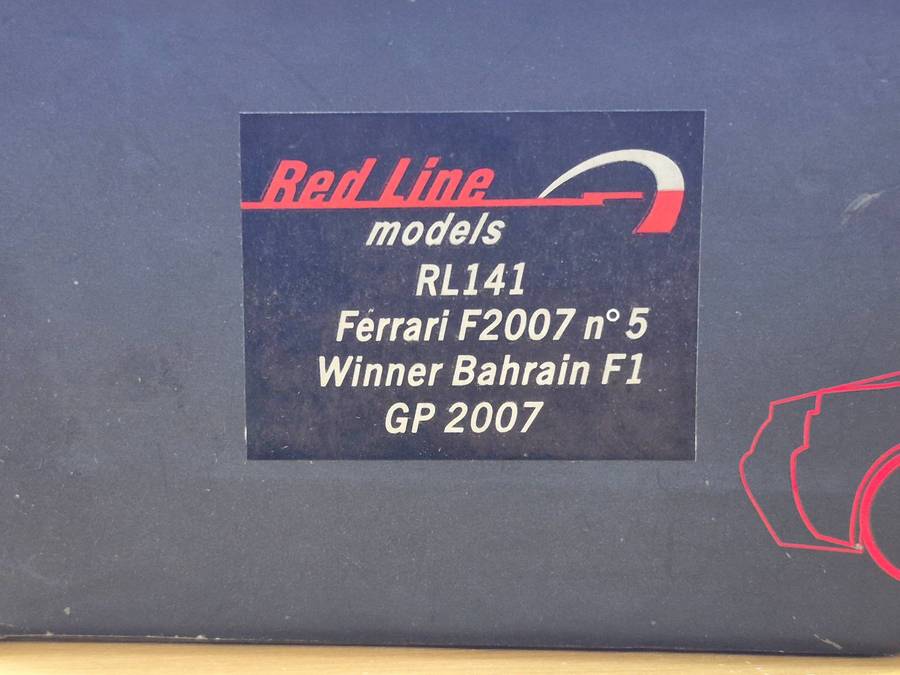 F1 MINICHAMPS + RED LINE - WILLIAMS FW07B + FERRARI F2007