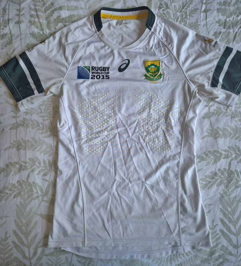 Springbok rugby jerseys 2011,2015 & 2019
