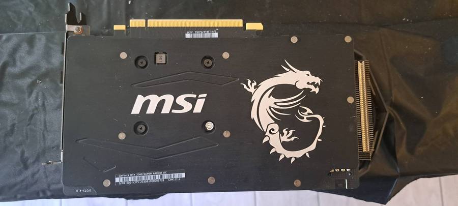 MSI GeForce RTX 2060 SUPER ARMOR OC 8GB GDDR6 256-bit PCI-E 3.0 Desktop Graphics Card