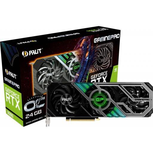 Palit GeForce RTX 3090 GamingPro OC 24GB GDDR6X 384-bit PCI-E 4.0 Desktop Graphics Card