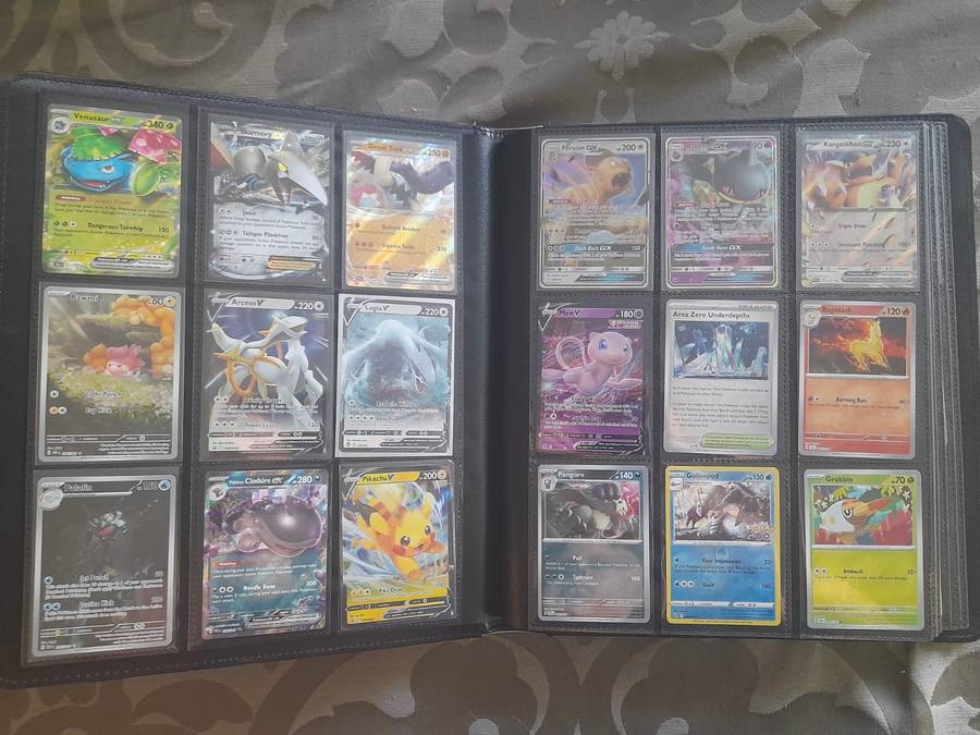 MEGA POKÉMON COLLECTION - GENUINE CARDS - BINDER 360 CARDS - DIFFERENT SETS -