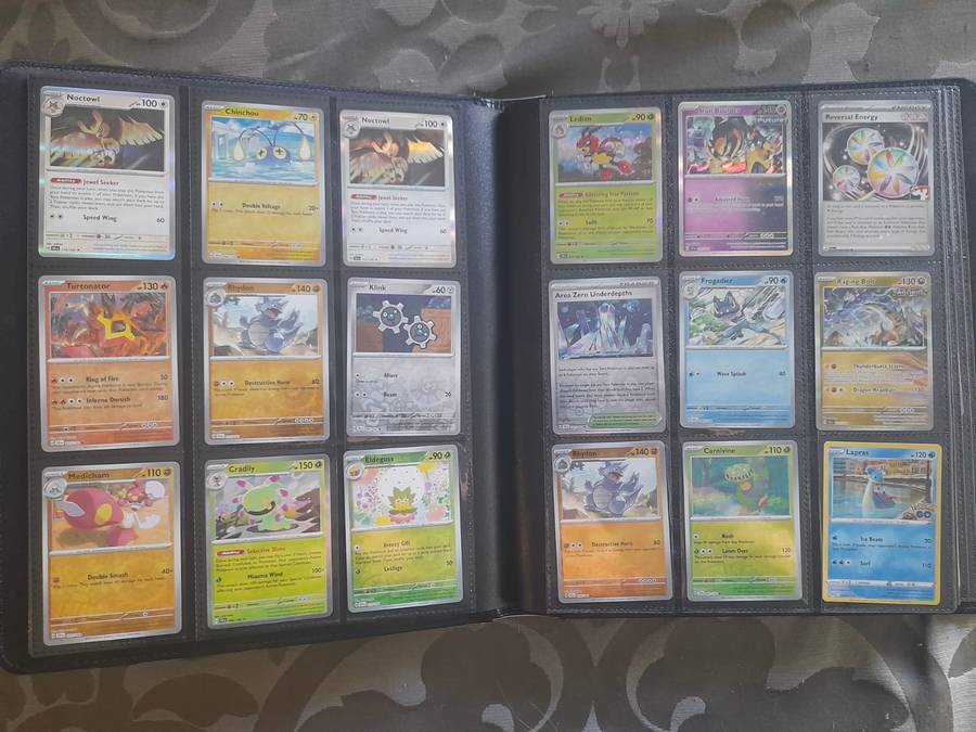 MEGA POKÉMON COLLECTION - GENUINE CARDS - BINDER 360 CARDS - DIFFERENT SETS -