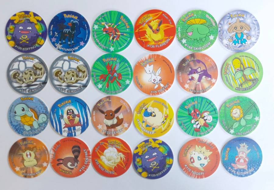 POKÉMON TAZO COLLECTION WITH ORIGINAL HOLDER