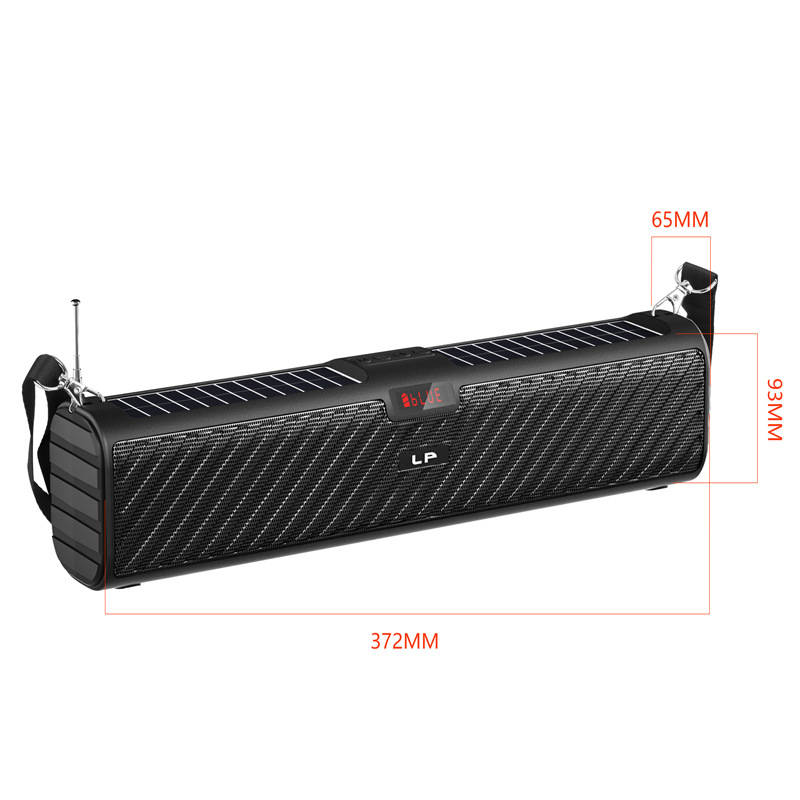 Eco friendly solar and rechargeable bluetooth speaker
