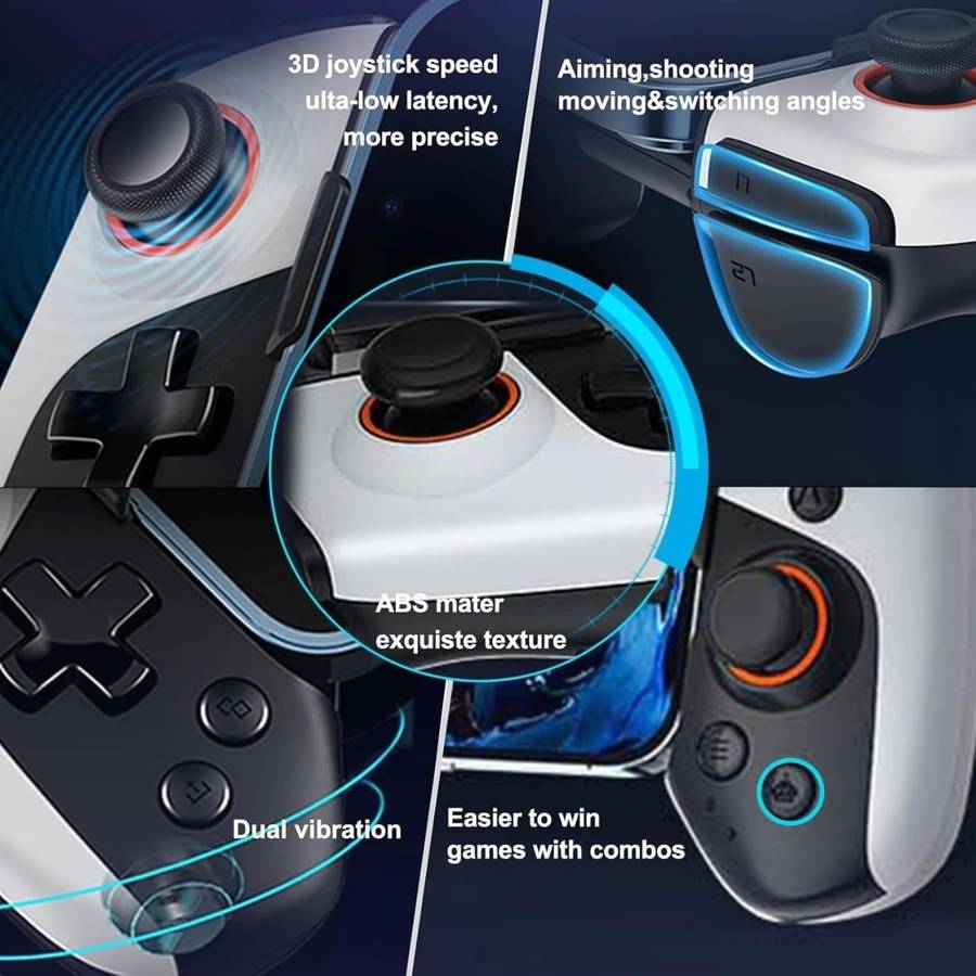 Game controller wireless gaming controller for iPhone Android PC switch