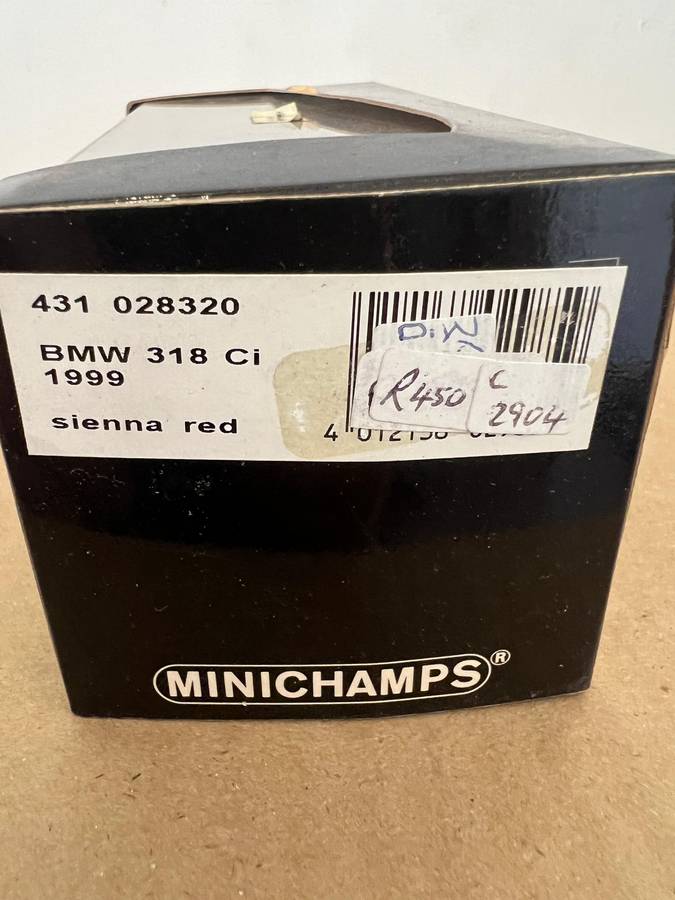 BMW 318 Ci [Sienna Red] 1:43 (Minichamps)