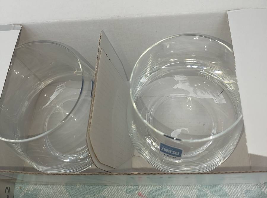3 SETS OF SCOT SWIESEL MADE IN GERMANY GLASSES