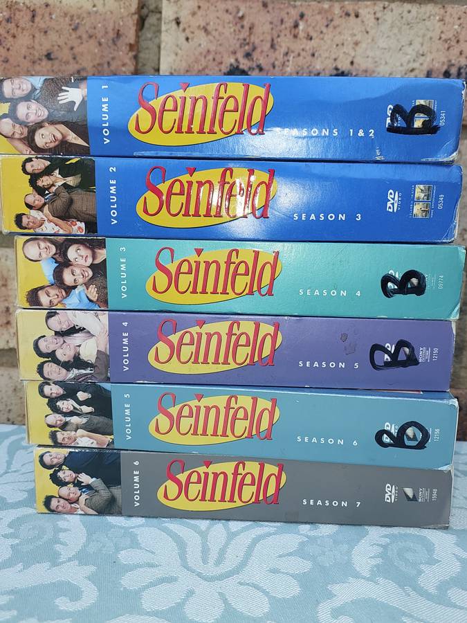 AN ENTIRE SERIES OF SEINFELD DVDs SOLD AS IS