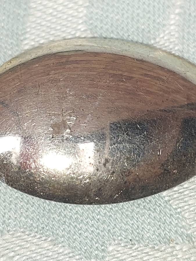 A VINTAGE SET OIF 6 EMESS PLATE EPNS TEASPOONS SOLD AS IS